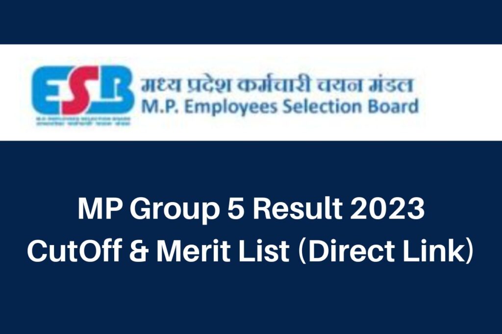 MP Group 5 Result 2023