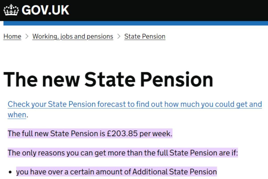 UK State Pension Increase 2024