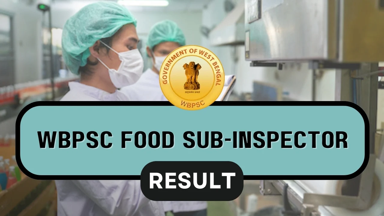 WBPSC Food SI Result 2024