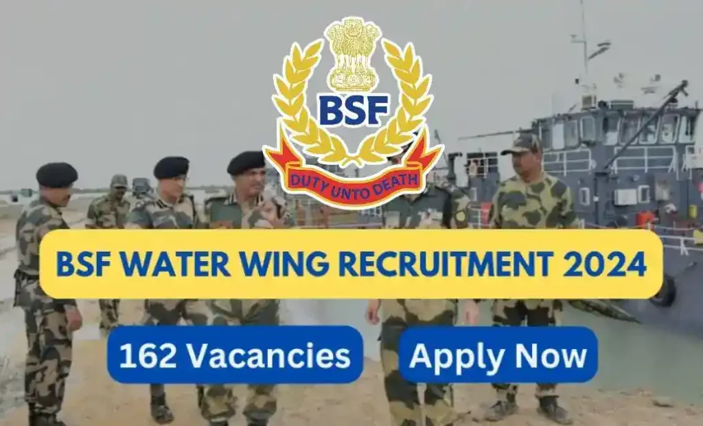 BSF Water Wing Recruitment 2024