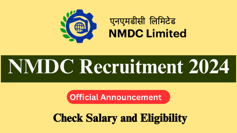 NMDC Recruitment 2024