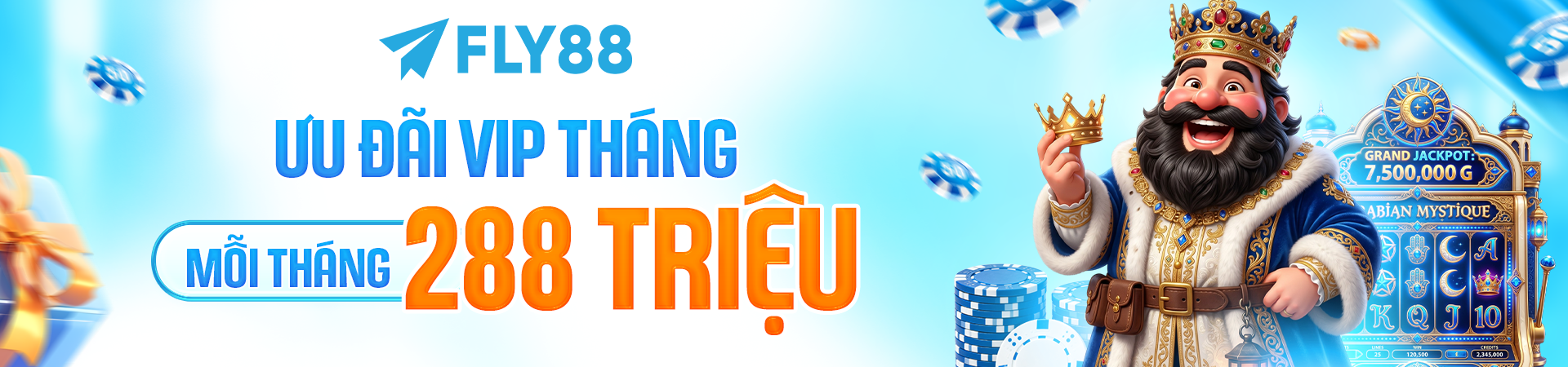 Ưu đãi vip tháng mỗi tháng 288 triệu